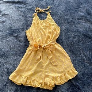 Hollister ruffle rompers